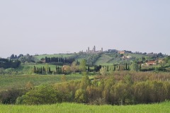 Départ de San Gimignano
