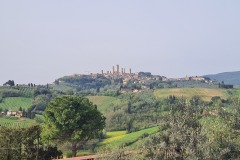 Départ de San Gimignano