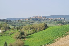 Départ de San Gimignano