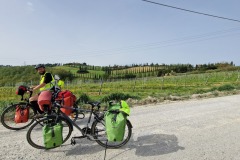 Départ de San Gimignano