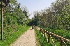 Piste cyclable de Poggibonsi à Colle di Val d'Elsa