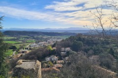 Vue vers les gorges du Verdon