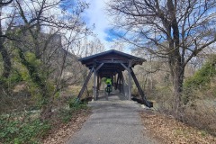 Passerelle couverte