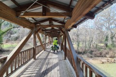 Passerelle couverte