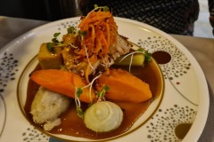 Diner à l'hôtel restaurant des Alpes