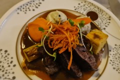 Diner à l'hôtel restaurant des Alpes