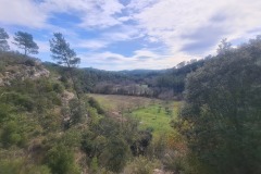 Vue de la voie verte après Varages