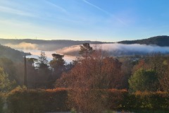 Le lac de Saint Cassien au petit jour
