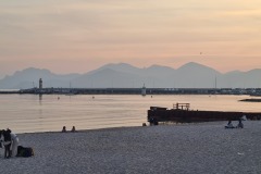 Coucher de soleil sur la Croisette