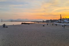 Coucher de soleil sur la Croisette