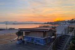 Coucher de soleil sur la Croisette