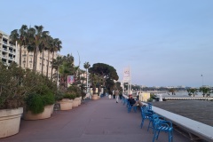 Coucher de soleil sur la Croisette