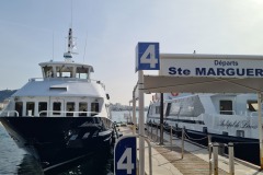 Départ pour l'île Sainte Marguerite