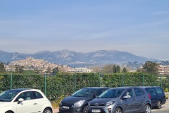 Cagnes sur Mer, vue sur le Baou de Saint Jeannet