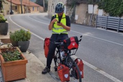 Eze, arrivée à l'auberge