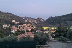 Eze, vue de l'auberge