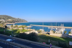 Vue de notre chambre à San Lorenzo al Mare