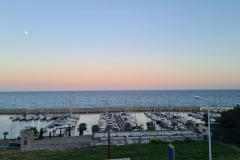 Vue de notre chambre à San Lorenzo al Mare
