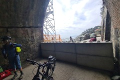 Piste cyclable barrée à Varazze