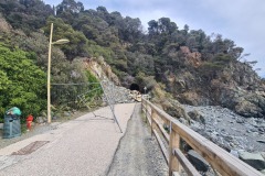 Piste cyclable barrée à Varazze