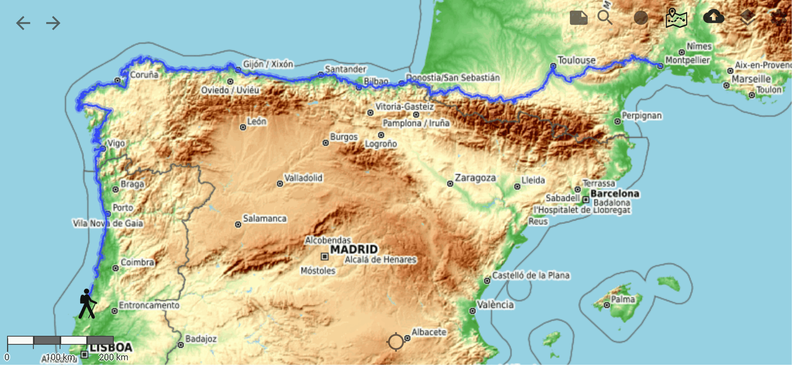 Montpellier – Nazaré : 6 mois, 3120 km à pied