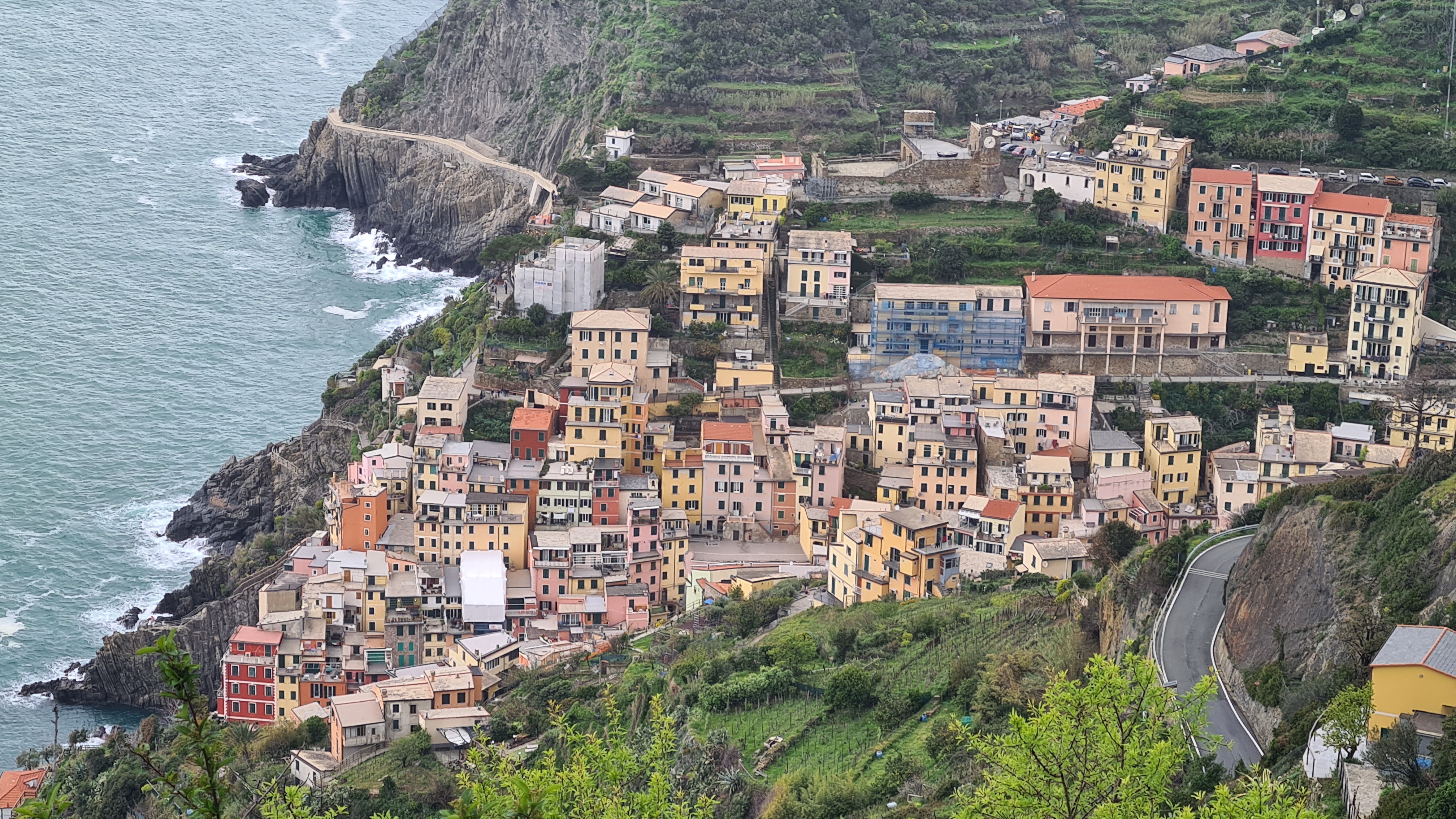Levanto – La Spezia : au dessus des Cinque Terre